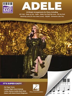 cover image of Adele--Super Easy Songbook